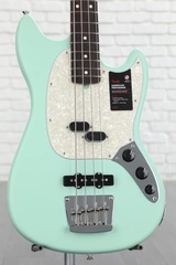 Fender American Performer Mustang Bass - Satin Surf Green with Rosewood Fingerboard