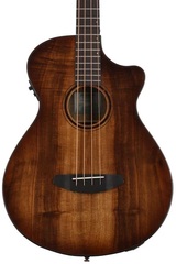 Breedlove ECO Pursuit Exotic S Concerto CE Acoustic-Electric Bass Guitar - Amber Myrtlewood