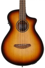 Breedlove ECO Discovery S Concert CE Acoustic-Electric Bass Guitar - Edgeburst Bass Sitka/African Mahogany