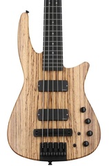 NS Design CR5 Radius Bass Guitar - Zebrawood - Sweetwater Exclusive in the USA