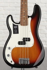 Fender Player Precision Bass Left-handed - 3-Tone Sunburst with Pau Ferro Fingerboard