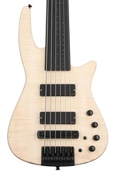 NS Design CR6 Radius Fretless Bass Guitar - Natural Satin