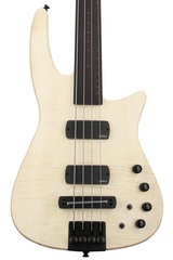 NS Design CR4 Radius Fretless Bass Guitar - Natural Satin