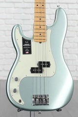 Fender American Professional II Precision Bass Left-handed - Mystic Surf Green with Maple Fingerboard