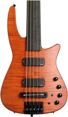 NS Design CR5 Radius Fretless Bass Guitar - Amber Satin