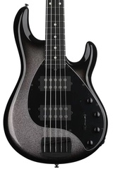 Ernie Ball Music Man StingRay Special 5 HH Bass Guitar - Smoked Chrome with Ebony Fingerboard