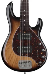 Ernie Ball Music Man StingRay Special 5 HH Bass Guitar - Burnt Ends with Rosewood Fingerboard