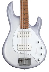 Ernie Ball Music Man StingRay Special 5 HH Bass Guitar - Snowy Night with Maple Fingerboard
