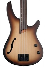 Ibanez SRH500F Fretless Bass Guitar - Natural Browned Burst Flat