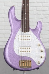 Ernie Ball Music Man StingRay Special 5 HH Bass Guitar - Amethyst Sparkle with Rosewood Fingerboard