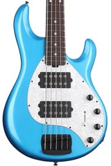 Ernie Ball Music Man StingRay Special 5 HH Bass Guitar - Speed Blue with Rosewood Fingerboard