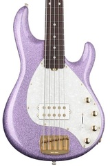 Ernie Ball Music Man StingRay Special 5 Bass Guitar - Amethyst Sparkle with Rosewood Fingerboard