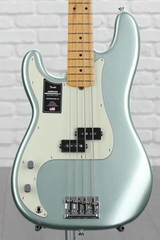 Fender American Professional II Precision Bass Left-handed - Mystic Surf Green with Maple Fingerboard