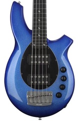 Ernie Ball Music Man Bongo 5 Bass Guitar - Pacific Blue Sparkle, Sweetwater Exclusive