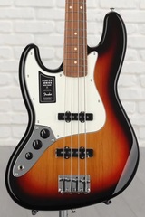 Fender Player Jazz Bass Left-handed - 3-Tone Sunburst with Pau Ferro Fingerboard
