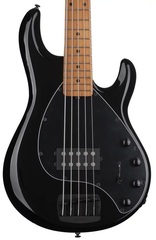 Ernie Ball Music Man StingRay Special 5 Bass Guitar - Black with Maple Fingerboard