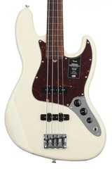 Fender American Professional II Jazz Bass Fretless - Olympic White with Rosewood Fingerboard
