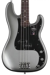 Fender American Professional II Precision Bass - Mercury with Rosewood Fingerboard