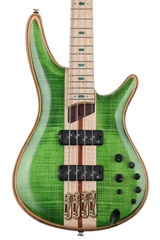 Ibanez Premium SR4FMDX 4-string Bass Guitar - Emerald Green Low Gloss