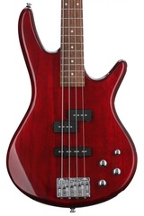 Ibanez Gio GSR200TR Bass Guitar - Transparent Red