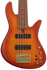 Fodera Emperor Standard Special - Amber Burst with Gold Hardware