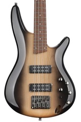 Ibanez Standard SR370E Bass Guitar - Surreal Black Dual Fade Gloss