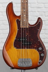 G&L Fullerton Deluxe LB-100 Bass Guitar - Old School Tobacco Sunburst