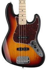 G&L Fullerton Deluxe JB Bass Guitar - 3-tone Sunburst with Maple Fingerboard