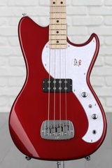 G&L Tribute Fallout Short Scale Bass Guitar - Candy Apple Red