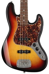 G&L Fullerton Deluxe JB Bass Guitar - 3-Tone Sunburst with Caribbean Rosewood Fingerboard