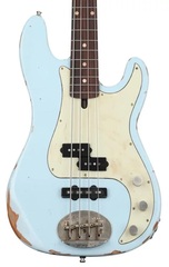 Lakland USA Classic 44-64 PJ Reliced Bass Guitar - Sonic Blue
