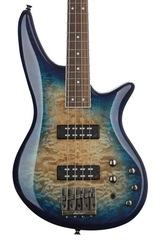 Jackson Spectra JS3Q Bass Guitar - Amber Blue Burst