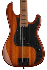 Schecter P-4 Exotic Bass Guitar - Faded Vintage Sunburst