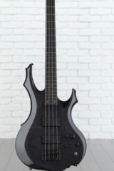 ESP LTD F-1004 FM Bass Guitar - See Thru Black