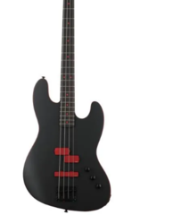 ESP LTD Frank Bello FBJ-400 Bass Guitar - Black Satin