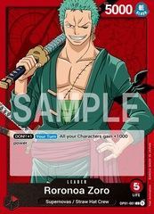 Roronoa Zoro - OP01-001 - L