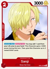 Sanji - OP01-013 - R - Foil