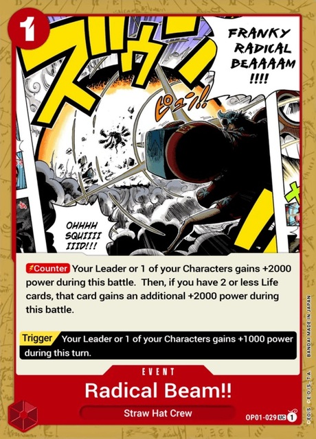 Radical Beam!! - OP01-029 - UC