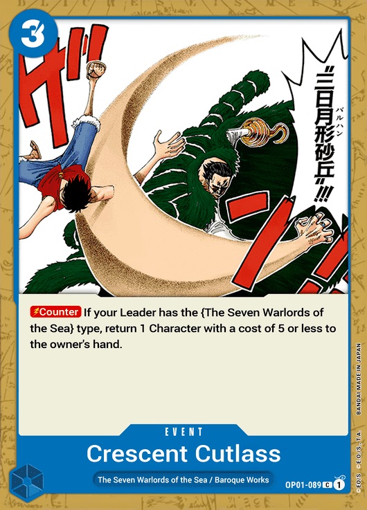Crescent Cutlass - OP01-089 - C
