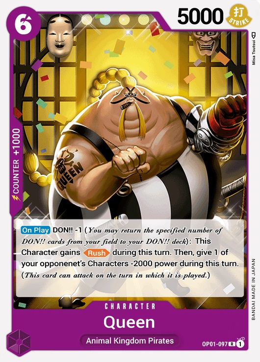 Queen - OP01-097 - R - Foil Queen - OP01-097 - R - Foil