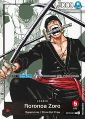 Roronoa Zoro - OP01-001 - L - Parallel Art 2 - Foil