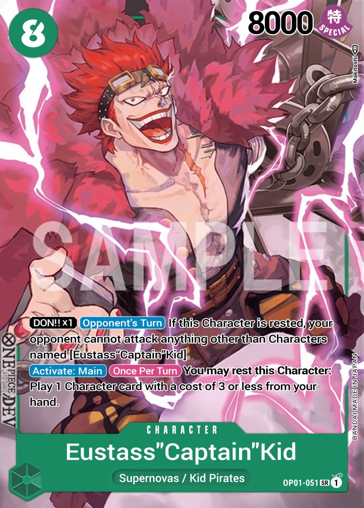 Eustass Captain Kid - OP01-051 - SR - Parallel Art - Foil