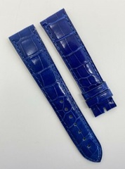Authentic New Cartier 18.5mm x 16mm Blue Alligator Watch Strap Band NOS OEM