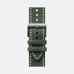 Christopher Ward - Vintage Oak Leather Strap Green - 22-VOAK-06-SXV-DC-ST