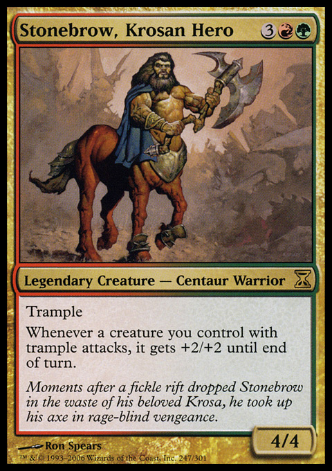 Stonebrow, Krosan Hero - Foil