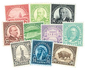 US #692-701