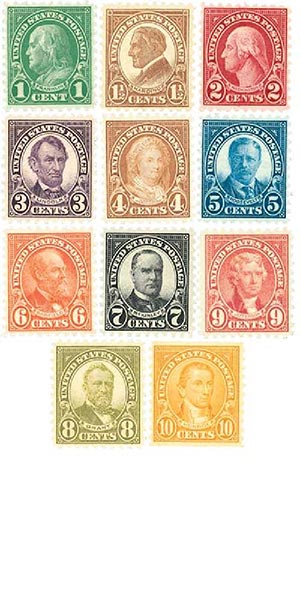 US #581-91