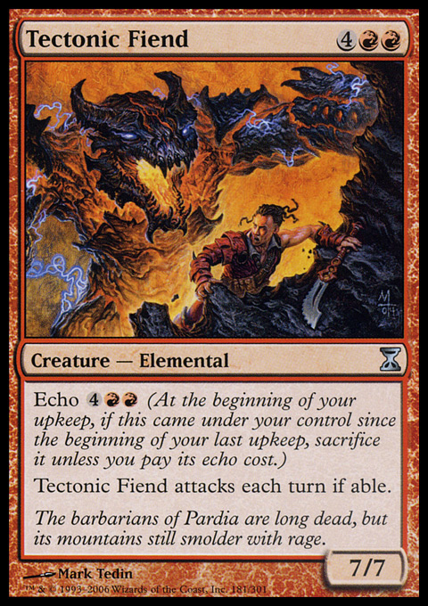 Tectonic Fiend - Foil