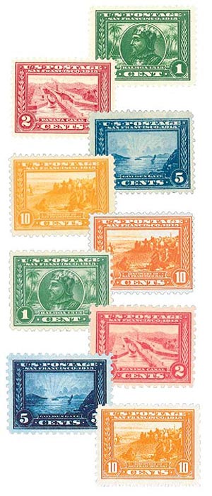 US #397-404