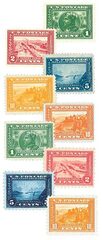 US #397-404